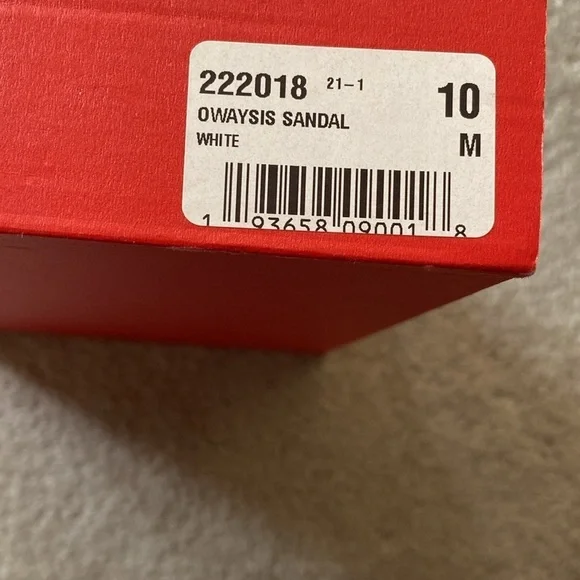 Nike WMNS OWAYSIS Sandal, White/Pure Platinum, Size 10 - Picture 9 of 10